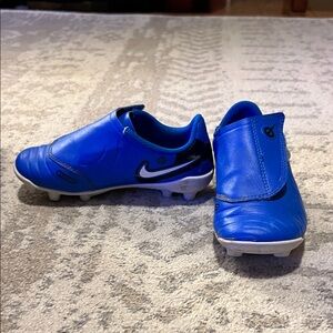 Nike Kids Blue Soccer Sneakers